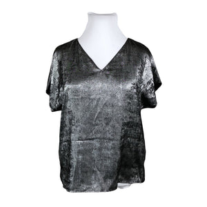 Unisex Esprit - Short-sleeved blouse, size 42 - Silver (1)