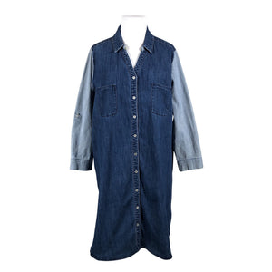 Unisex Ulla Popken - Denim dress, size 56 - Blue (1)
