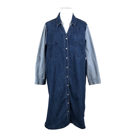 Unisex Ulla Popken - Denim dress, size 56 - Blue ()