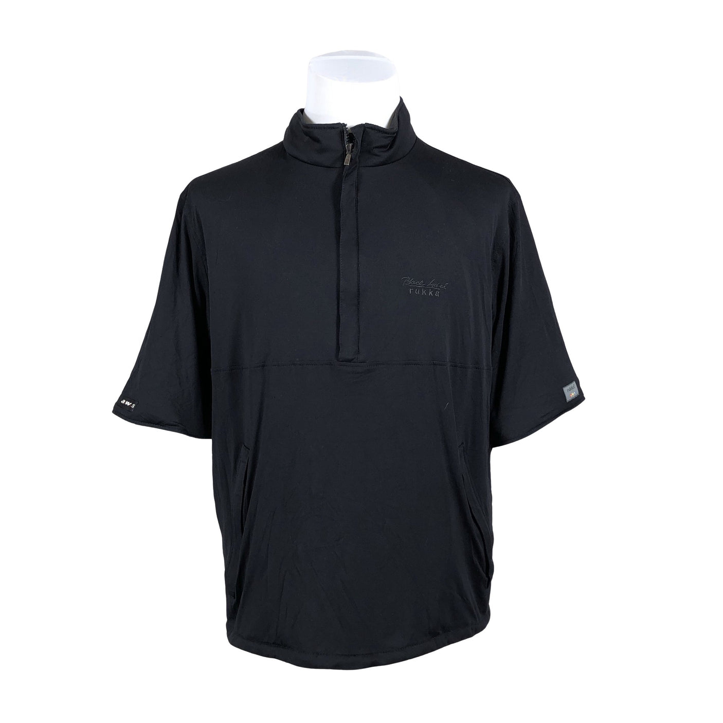 Unisex Rukka - Sports shirt, short sleeve, size XL - Black (1)