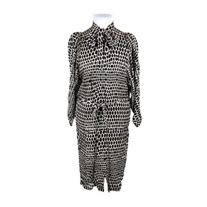 Unisex Tara Jarmon - Schiffon dress, size 42 - Beige (1)