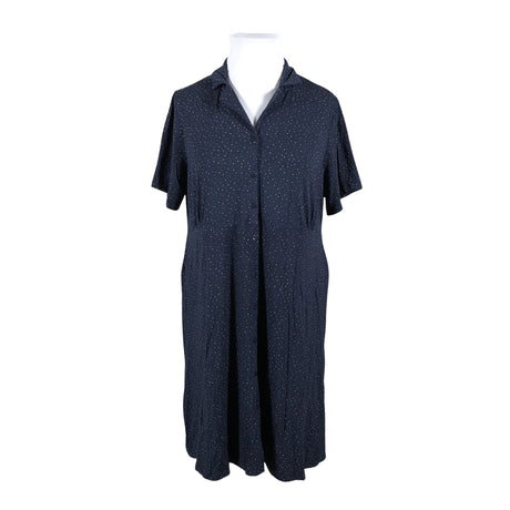 Unisex Zizzi - Tricot dress, size 46 - Blue ()