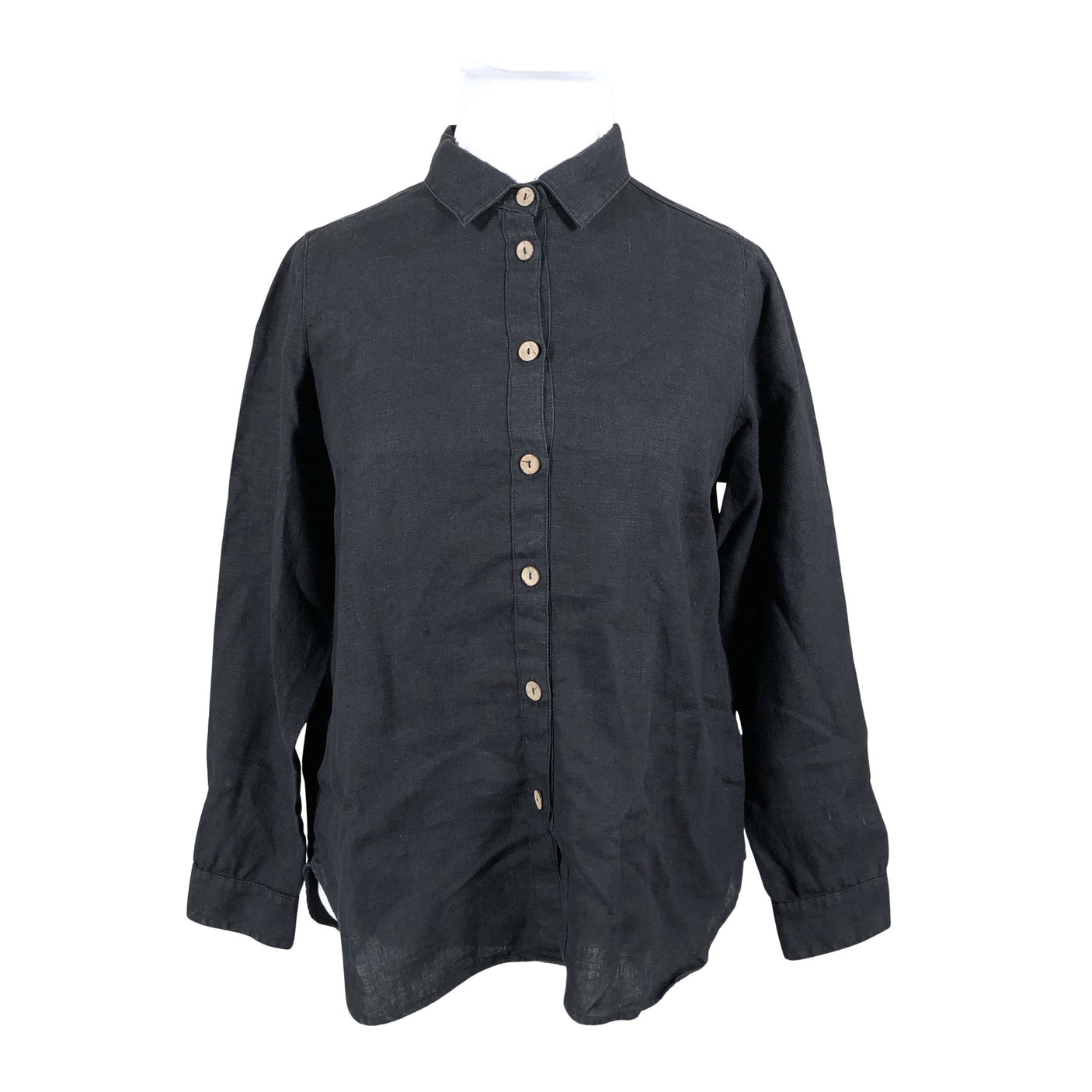 Unisex Bypias - Collared shirt, size 42 - Black (1)