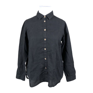 Unisex Bypias - Collared shirt, size 42 - Black (1)