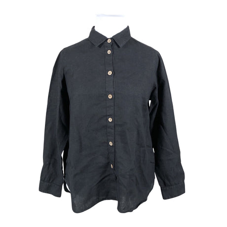 Unisex Bypias - Collared shirt, size 42 - Black ()