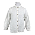 Unisex Bypias - Collared shirt, size 44 - White ()