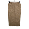 Unisex Voglia - Fabric skirt, size 36 - Brown ()