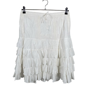 Unisex Coline - Fabric skirt, size 38 - White (1)