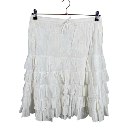 Unisex Coline - Fabric skirt, size 38 - White ()