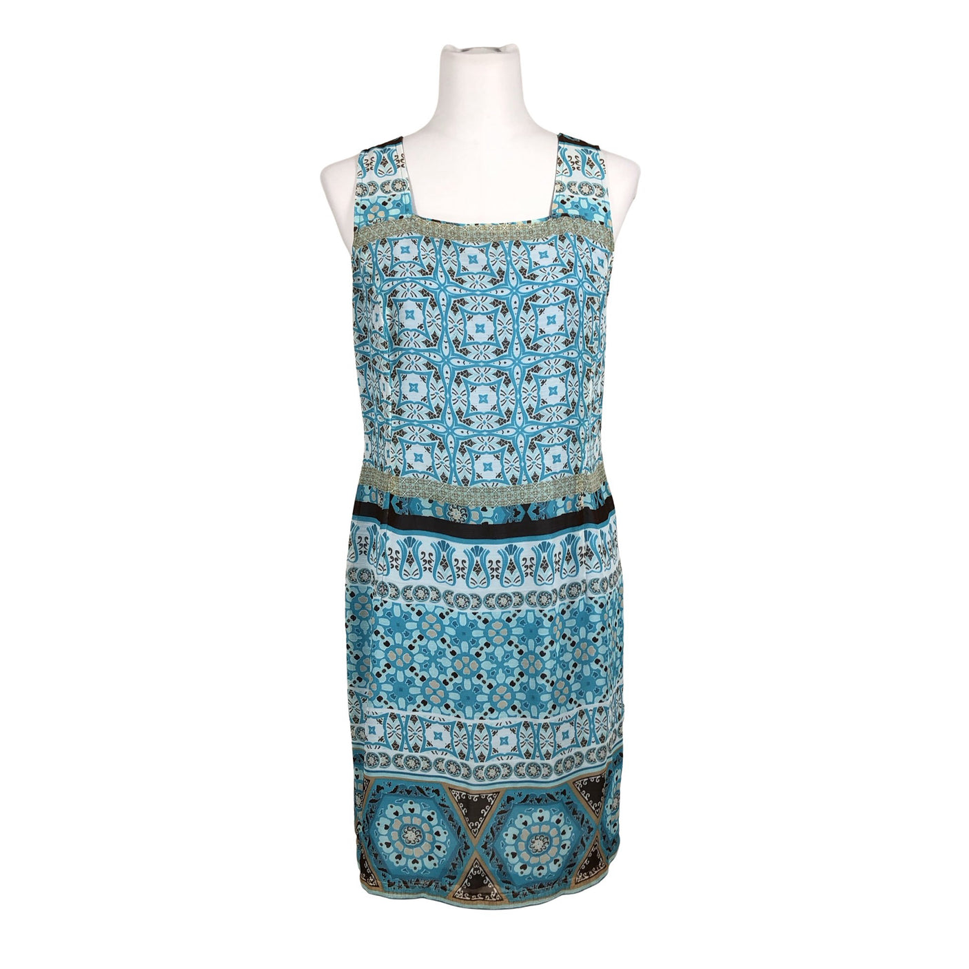 Unisex Voglia - Schiffon dress, size 38 - Light blue (1)