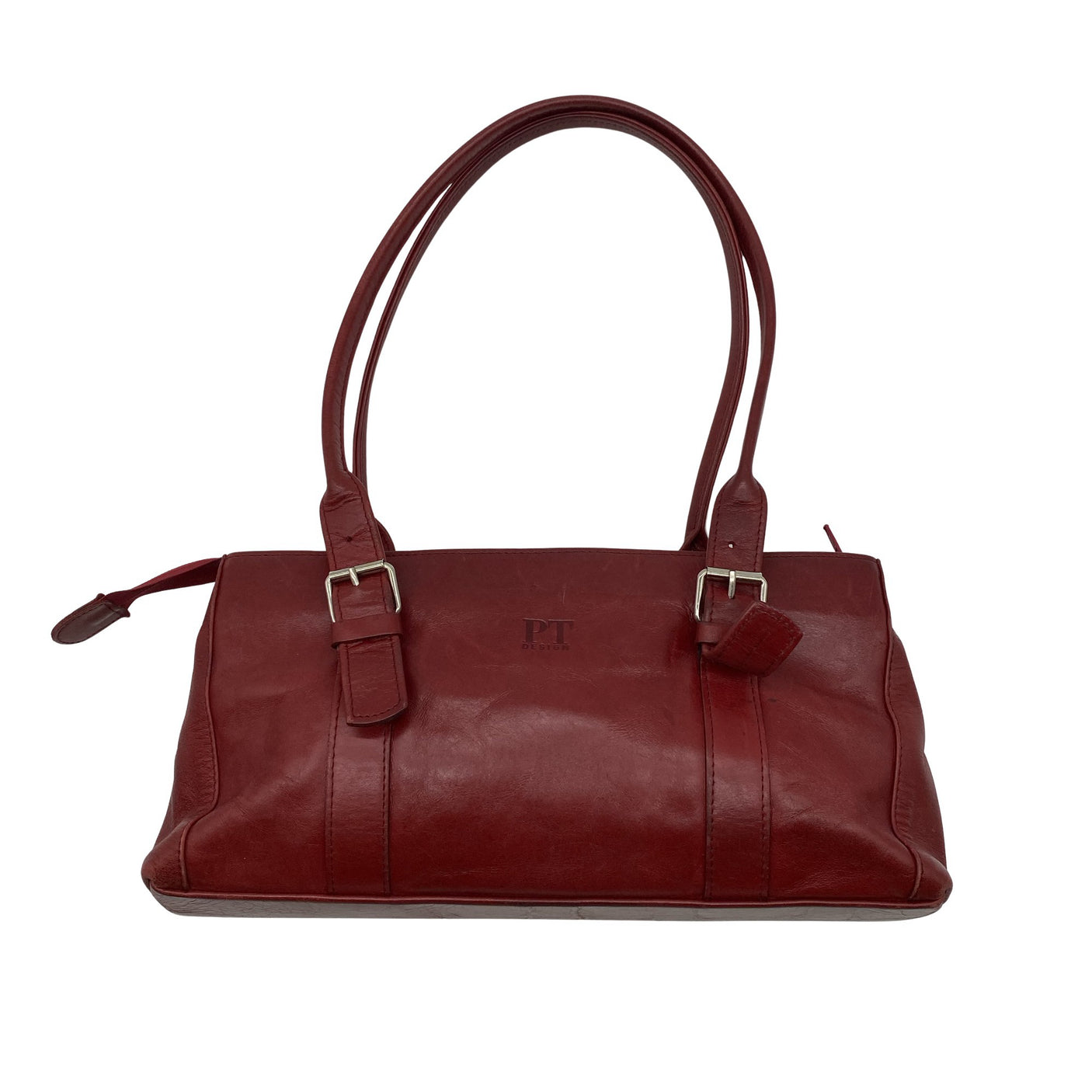 Unisex PT Design - Handbag, size Midi - Wine red (1)