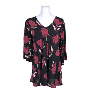 Unisex The Masai - Schiffon tunic, size 40 - Black (1)