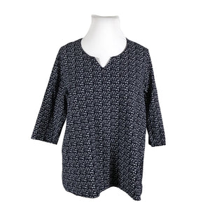 Unisex Ulla Popken - Tricot shirt, size 46 - Blue (1)