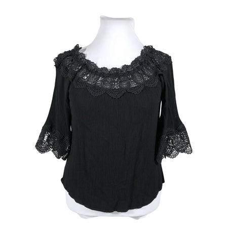 Unisex Cream - Blouse, size 42 - Black ()