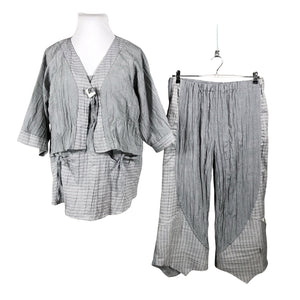 Unisex La Redoute - Suit set, size 48 - Gray (2)