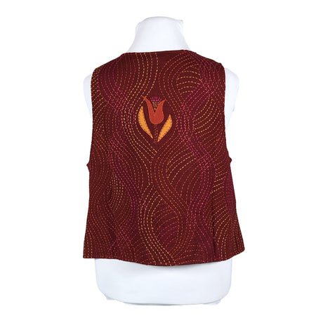Unisex Gudrun Sjöden - Vest, size 42 - Red (2)