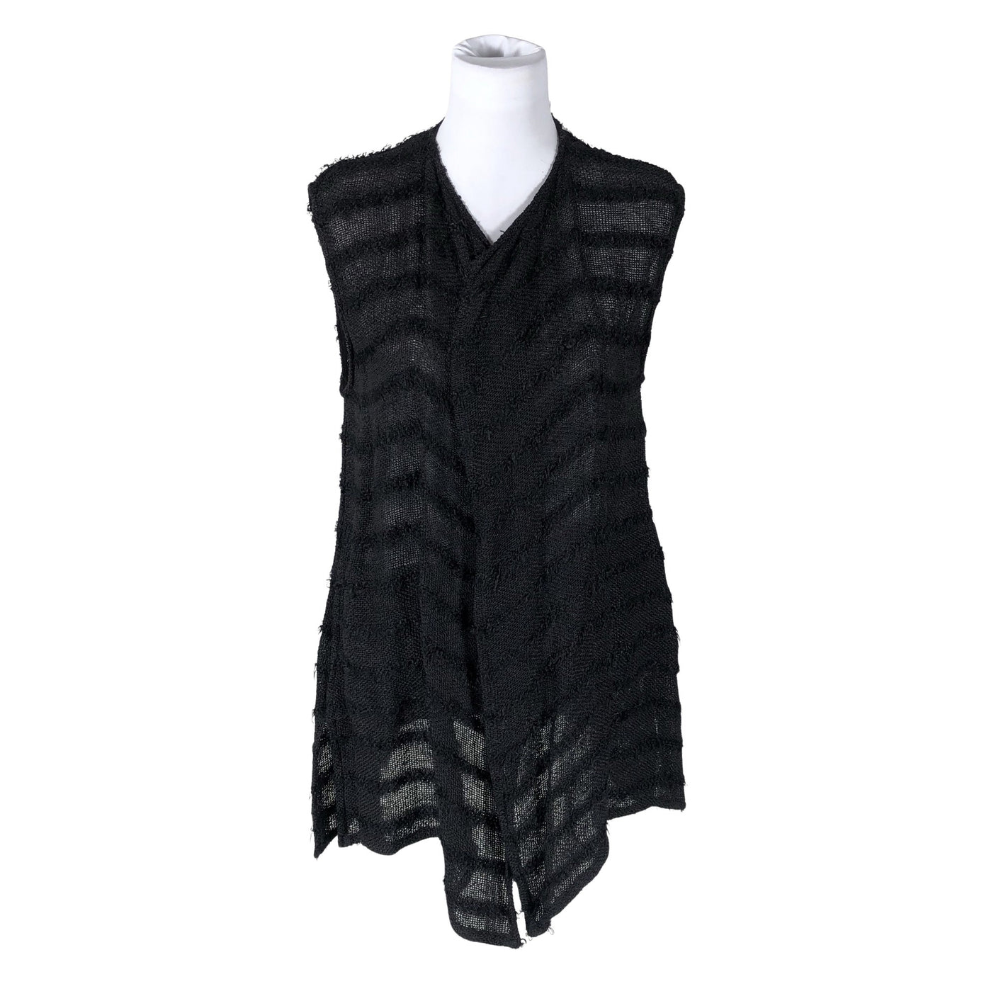 Unisex The Masai - Knit vest, size 36 - Black (1)