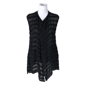 Unisex The Masai - Knit vest, size 36 - Black (1)
