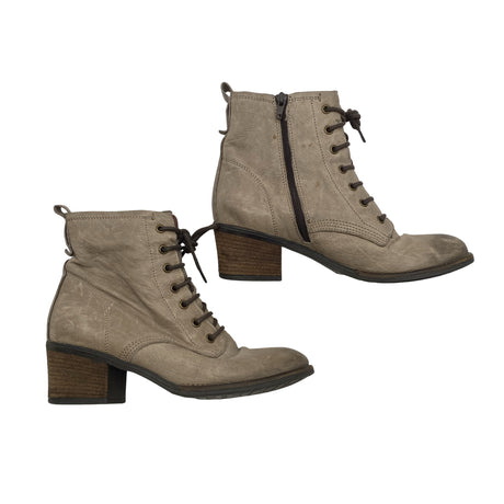 Unisex O.I.S - Ankle boots, size 40 - Beige ()