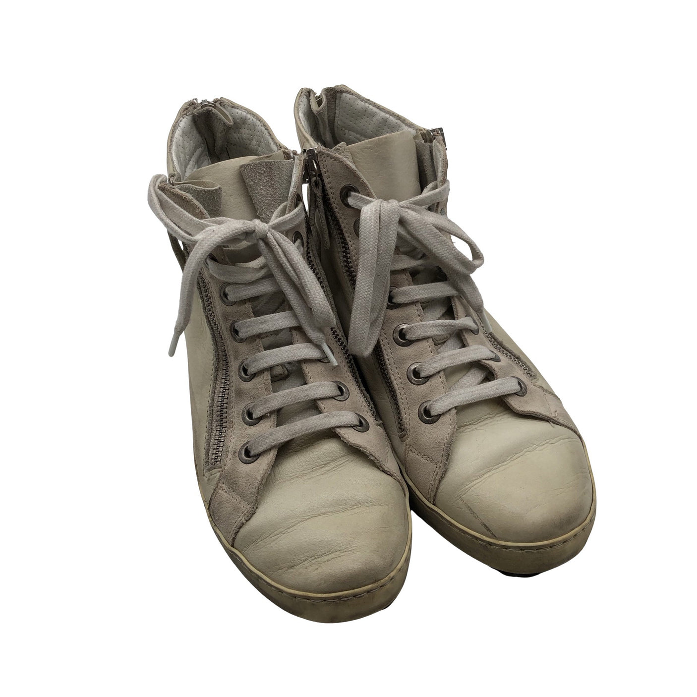 Unisex Laura Bellariva - Casual sneakers, size 39 - Natural white (2)
