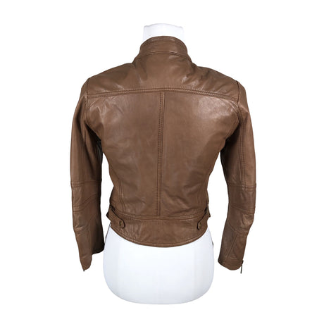 Unisex Andiata - Leather jacket, size 34 - Brown (2)
