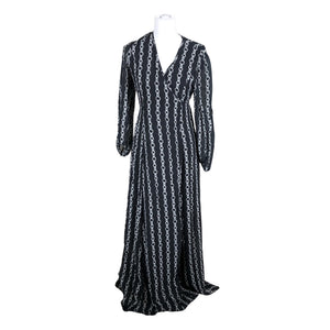 Unisex Andiata - Schiffon dress, size 38 - Black (1)