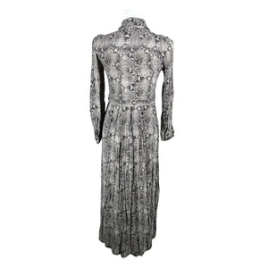 Unisex Andiata - Schiffon dress, size 34 - Brown (2)