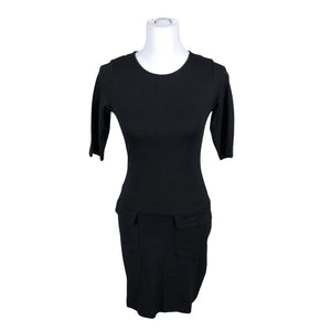 Unisex Filippa K. - Tricot dress, size 34 - Black (1)