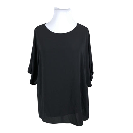 Unisex Zizzi - Short-sleeved blouse, size 46 - Black ()