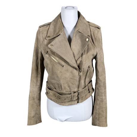 Unisex Goosecraft - Leather jacket, size 40 - Beige ()