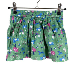 Unisex Handmade - Fabric skirt, size 116 - 122 - Green (1)