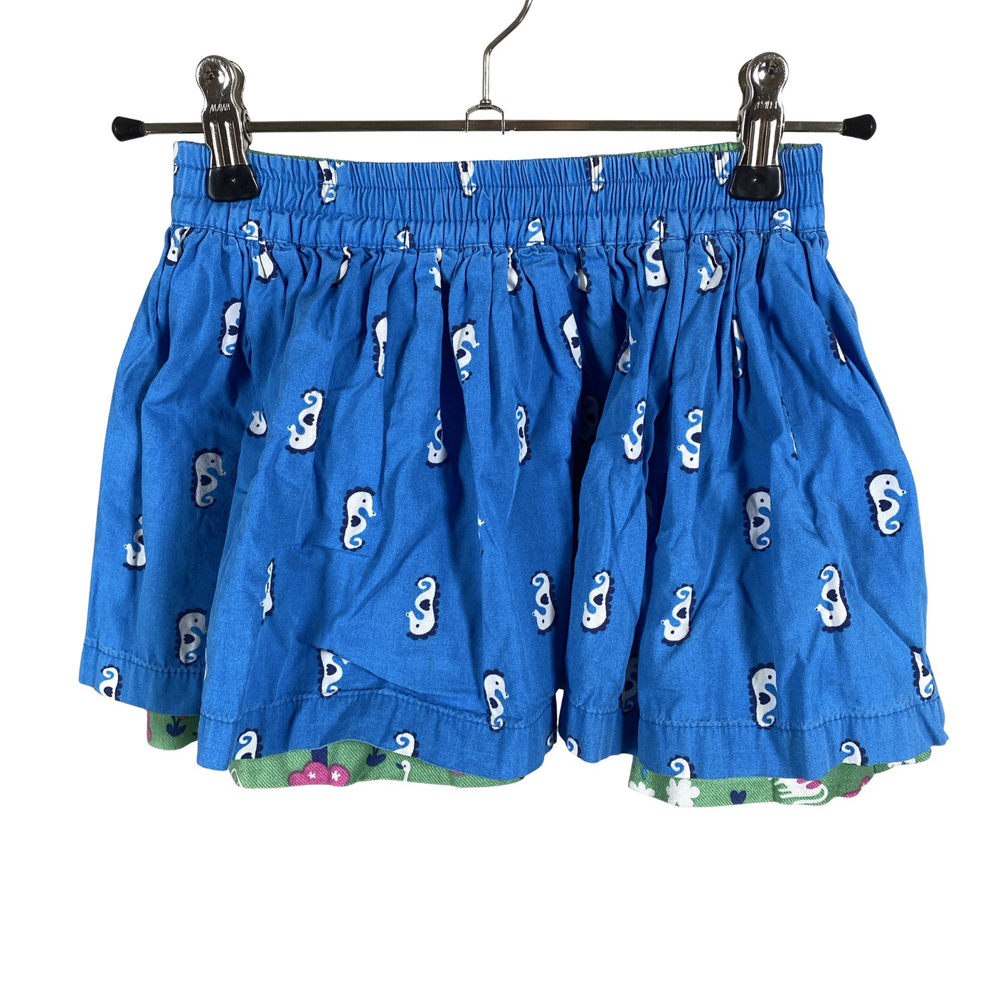 Unisex Handmade - Fabric skirt, size 116 - 122 - Green (2)