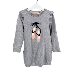 Unisex Bogi - Sweatshirt dress, size 122 - 128 - Gray (1)