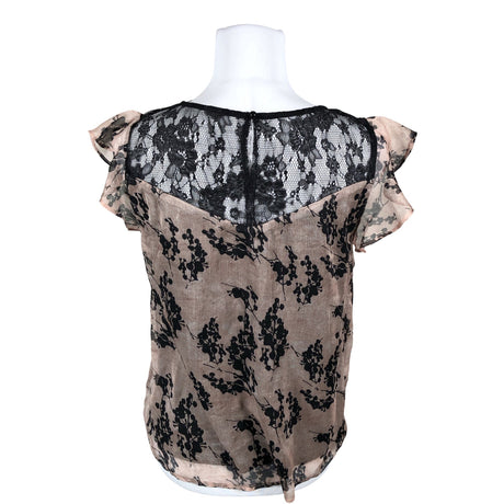Unisex Cream - Short-sleeved blouse, size 36 - Black (2)
