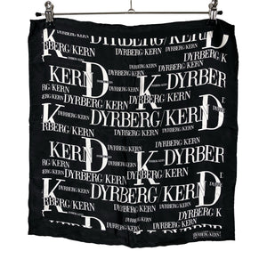 Unisex DYRBERG/KERN - Scarf, size Midi - Black (2)