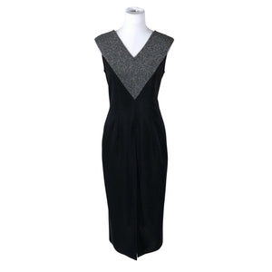 Unisex Malviina - Tricot dress, size 38 - Black (1)