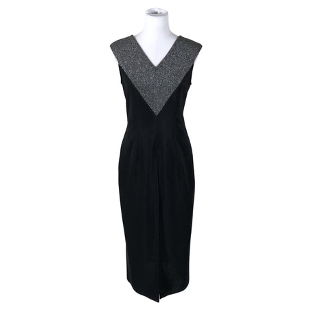 Unisex Malviina - Tricot dress, size 38 - Black ()