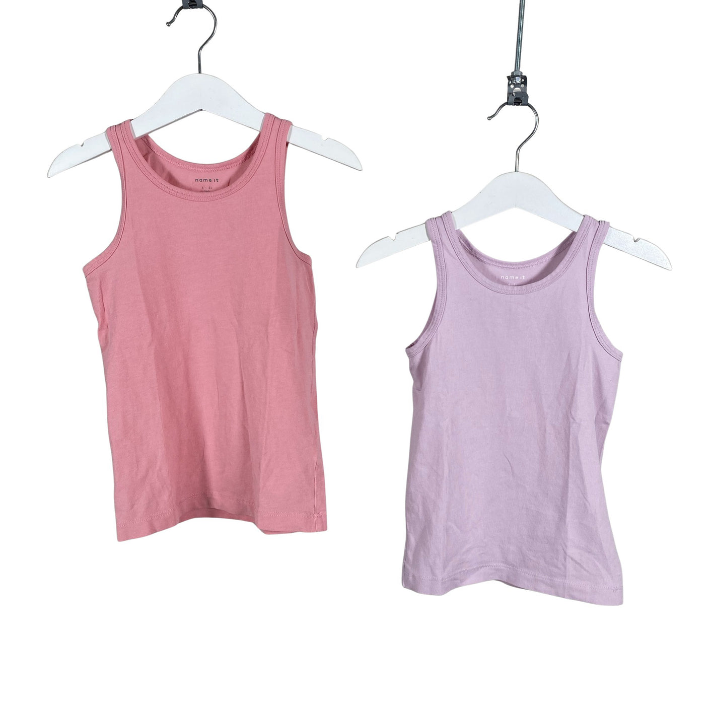 Unisex Name It - Tricot tank top, size 104 - 110 - Light pink (1)