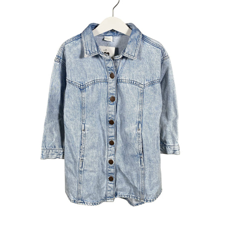 Unisex Next - Denim shirt, size 104 - 110 - Light blue ()