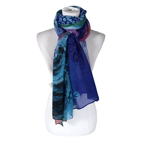 Unisex Desigual - Scarf, size Maxi - Blue ()