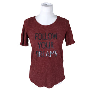 Unisex Esprit - T-shirt, size 38 - Wine red (1)