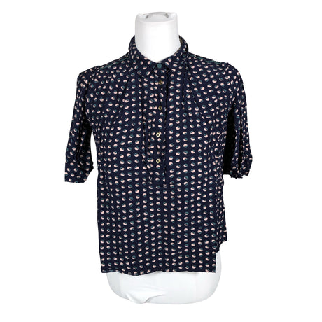 Unisex Noa Noa - Short-sleeved blouse, size 36 - Blue ()