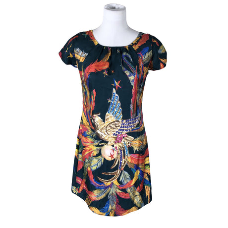Unisex Anni Carlsson - Schiffon dress, size 34 - Green ()