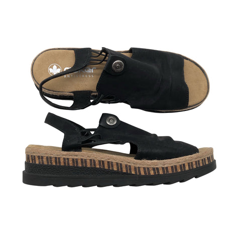 Unisex Rieker - Sandals, size 41 - Black ()