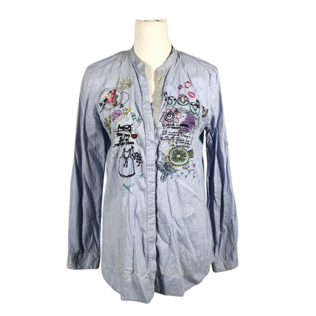 Unisex Desigual - Blouse, size 40 - Light blue ()