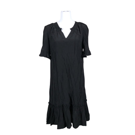 Unisex Free Quent - Schiffon dress, size 38 - Black ()
