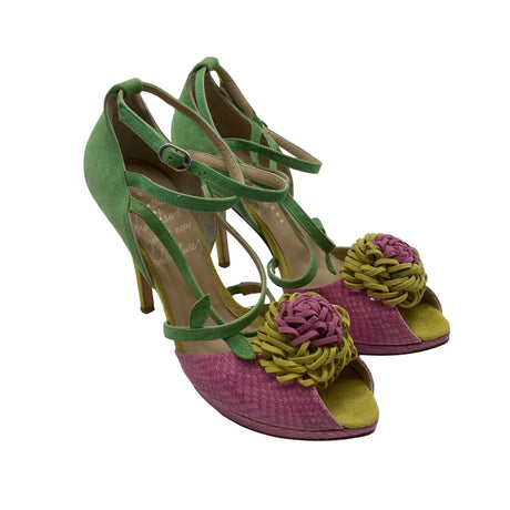 Unisex Minna Parikka - Heeled sandals, size 40 - Green (2)