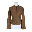 Unisex Your Face - Leather jacket, size 34 - Brown ()