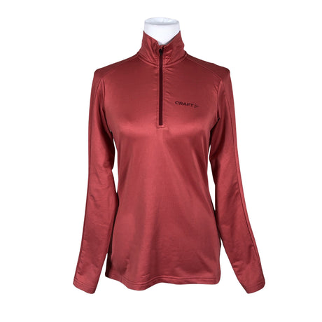 Unisex Craft - Sports shirt, long sleeve, size 36 - Red ()