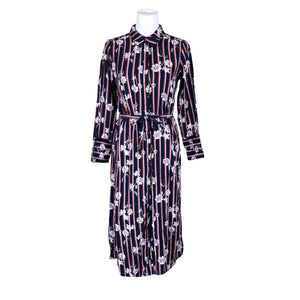 Unisex Saint Tropez - Schiffon dress, size 34 - Blue (1)